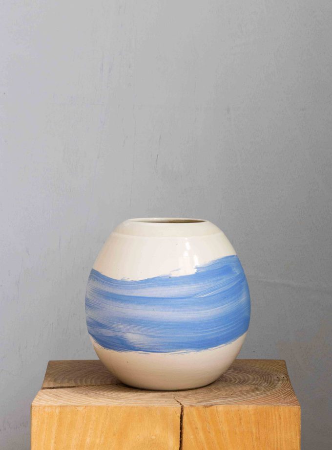 Wazon no.04 | BŁĘKIT | SPIEK CERAMICZNY